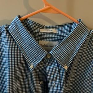 Gray button down dress shirt